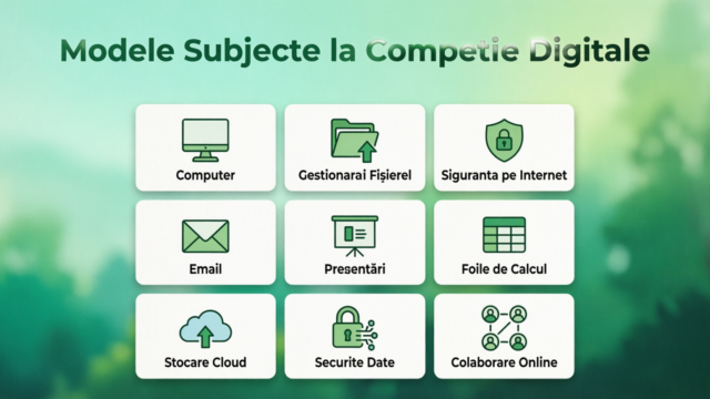 Modele Subiecte la Competente Digitale