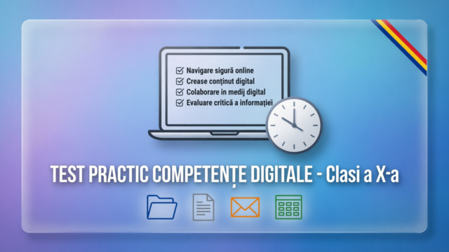 📊 TESTUL 3 – PROCESARE DATE & FORMULE DE BAZĂ